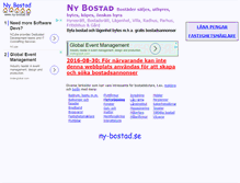 Tablet Screenshot of ny-bostad.se